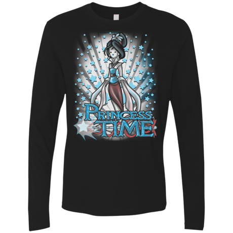 T-Shirts Black / Small Princess Time Mulan Men's Premium Long Sleeve