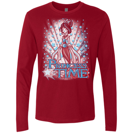 T-Shirts Cardinal / Small Princess Time Mulan Men's Premium Long Sleeve