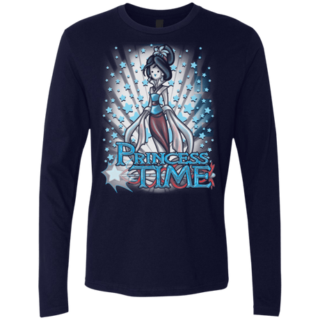 T-Shirts Midnight Navy / Small Princess Time Mulan Men's Premium Long Sleeve