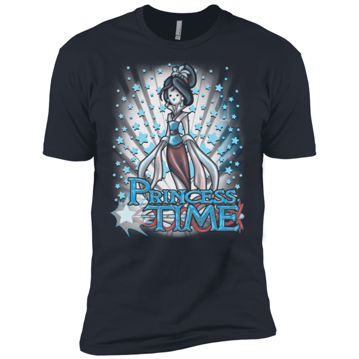 T-Shirts Indigo / X-Small Princess Time Mulan Men's Premium T-Shirt