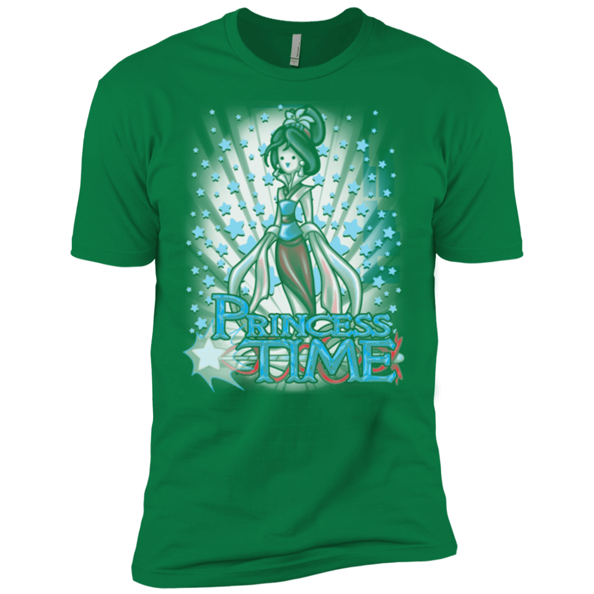 T-Shirts Kelly Green / X-Small Princess Time Mulan Men's Premium T-Shirt