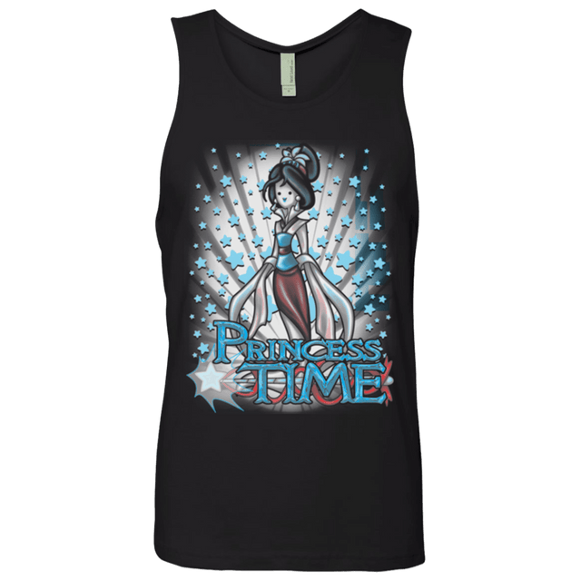 T-Shirts Black / Small Princess Time Mulan Men's Premium Tank Top