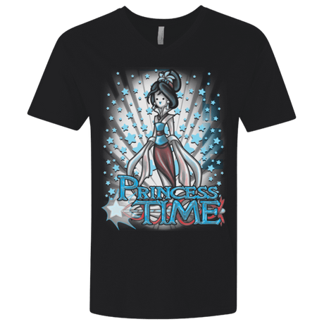 T-Shirts Black / X-Small Princess Time Mulan Men's Premium V-Neck