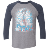 T-Shirts Premium Heather/ Vintage Navy / X-Small Princess Time Mulan Men's Triblend 3/4 Sleeve
