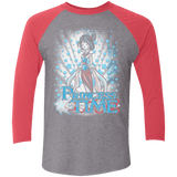 T-Shirts Premium Heather/ Vintage Red / X-Small Princess Time Mulan Men's Triblend 3/4 Sleeve