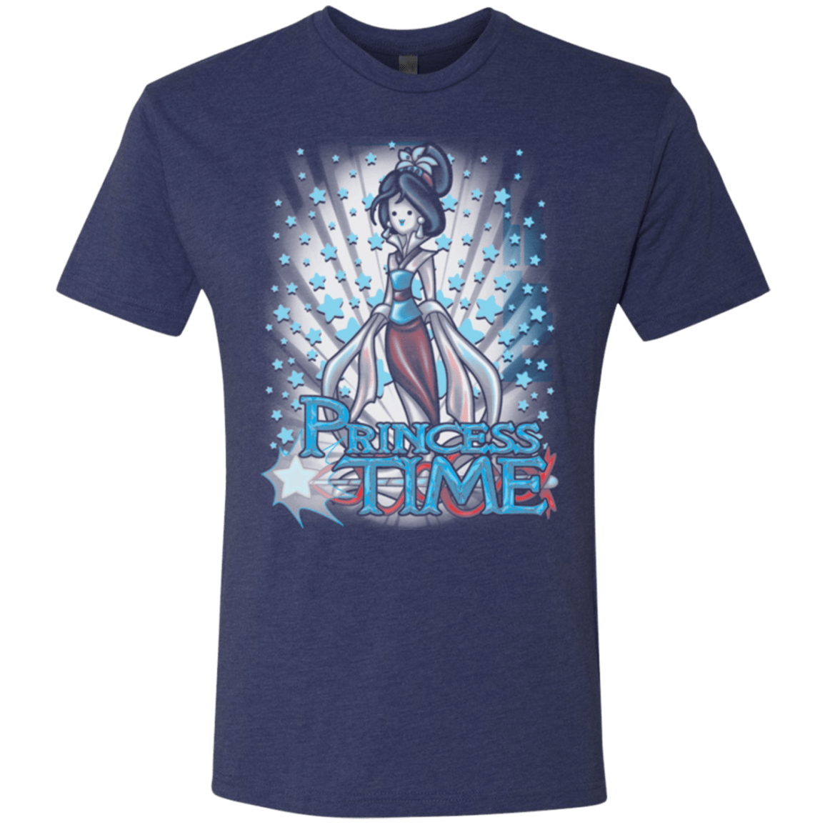 T-Shirts Vintage Navy / Small Princess Time Mulan Men's Triblend T-Shirt