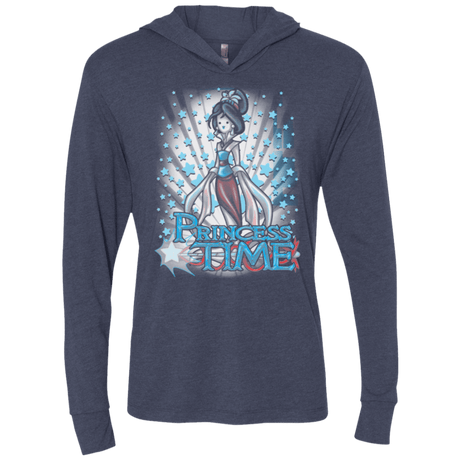 T-Shirts Vintage Navy / X-Small Princess Time Mulan Triblend Long Sleeve Hoodie Tee