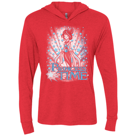 T-Shirts Vintage Red / X-Small Princess Time Mulan Triblend Long Sleeve Hoodie Tee