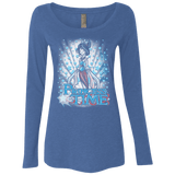 T-Shirts Vintage Royal / Small Princess Time Mulan Women's Triblend Long Sleeve Shirt