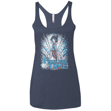 T-Shirts Vintage Navy / X-Small Princess Time Mulan Women's Triblend Racerback Tank