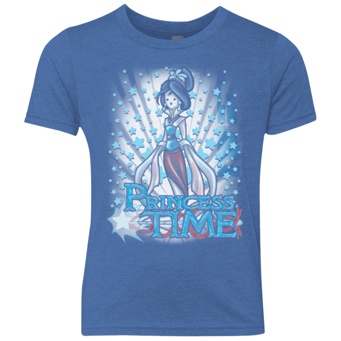 T-Shirts Vintage Royal / YXS Princess Time Mulan Youth Triblend T-Shirt