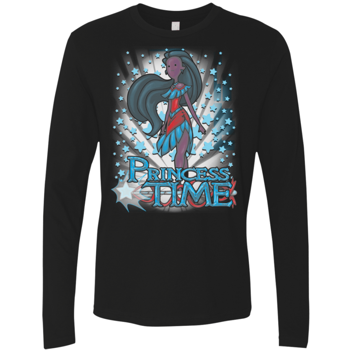 T-Shirts Black / Small Princess Time Pocahontas Men's Premium Long Sleeve