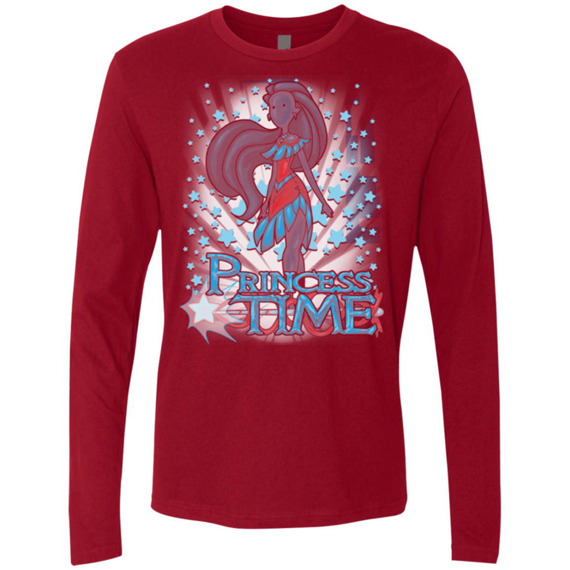 T-Shirts Cardinal / Small Princess Time Pocahontas Men's Premium Long Sleeve