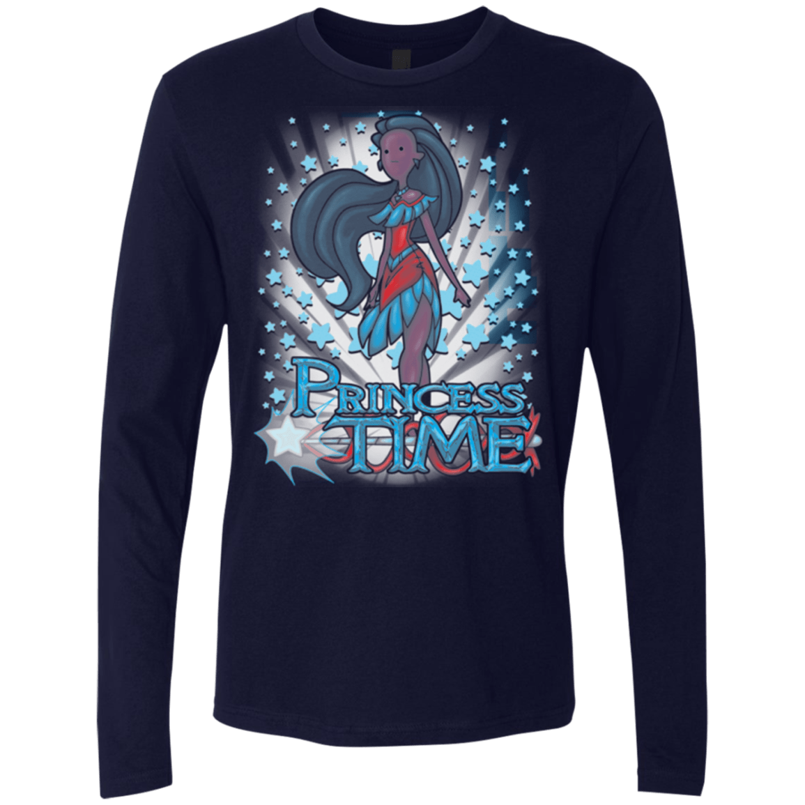 T-Shirts Midnight Navy / Small Princess Time Pocahontas Men's Premium Long Sleeve