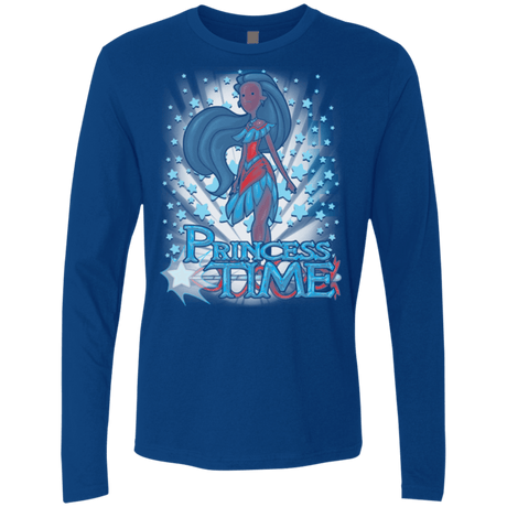 T-Shirts Royal / Small Princess Time Pocahontas Men's Premium Long Sleeve