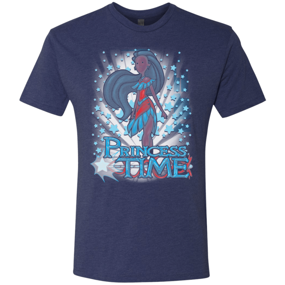 T-Shirts Vintage Navy / Small Princess Time Pocahontas Men's Triblend T-Shirt