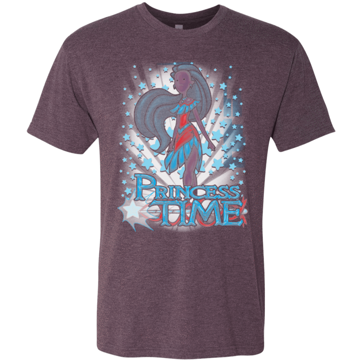 T-Shirts Vintage Purple / Small Princess Time Pocahontas Men's Triblend T-Shirt