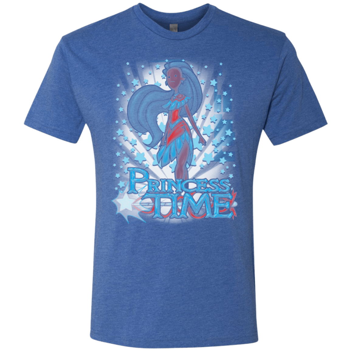 T-Shirts Vintage Royal / Small Princess Time Pocahontas Men's Triblend T-Shirt