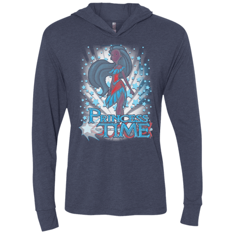 T-Shirts Vintage Navy / X-Small Princess Time Pocahontas Triblend Long Sleeve Hoodie Tee