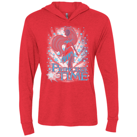 T-Shirts Vintage Red / X-Small Princess Time Pocahontas Triblend Long Sleeve Hoodie Tee