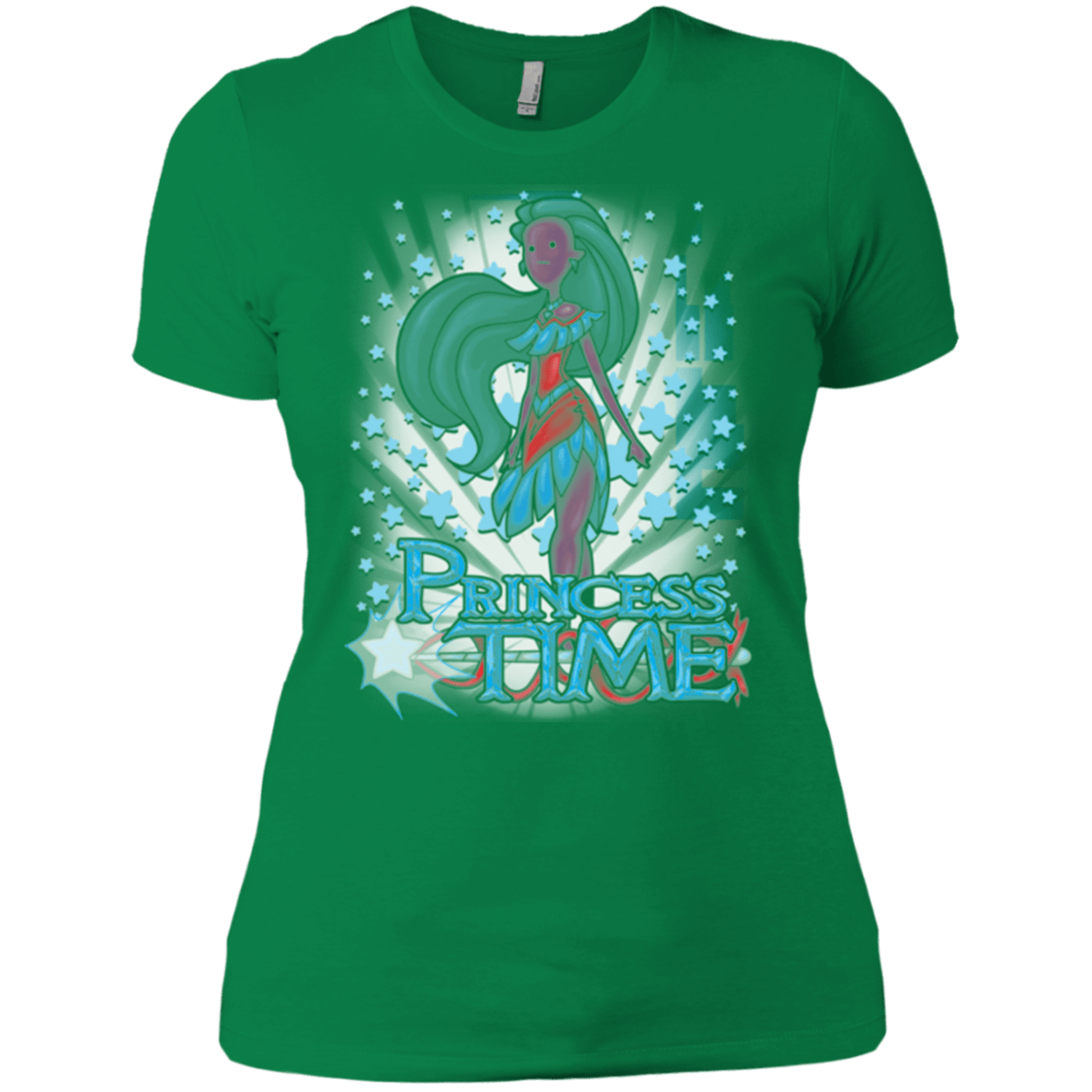 T-Shirts Kelly Green / X-Small Princess Time Pocahontas Women's Premium T-Shirt