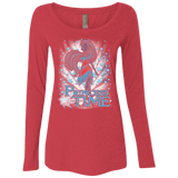 T-Shirts Vintage Red / Small Princess Time Pocahontas Women's Triblend Long Sleeve Shirt