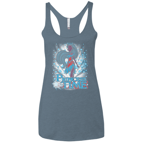 T-Shirts Indigo / X-Small Princess Time Pocahontas Women's Triblend Racerback Tank