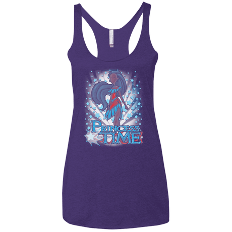 T-Shirts Purple / X-Small Princess Time Pocahontas Women's Triblend Racerback Tank