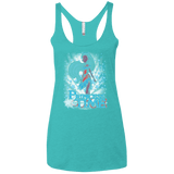 T-Shirts Tahiti Blue / X-Small Princess Time Pocahontas Women's Triblend Racerback Tank