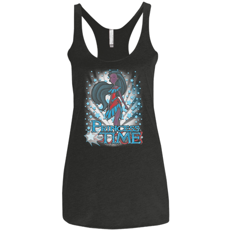 T-Shirts Vintage Black / X-Small Princess Time Pocahontas Women's Triblend Racerback Tank