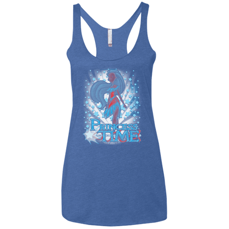 T-Shirts Vintage Royal / X-Small Princess Time Pocahontas Women's Triblend Racerback Tank