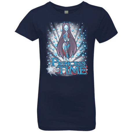 T-Shirts Midnight Navy / YXS Princess Time Sally Girls Premium T-Shirt