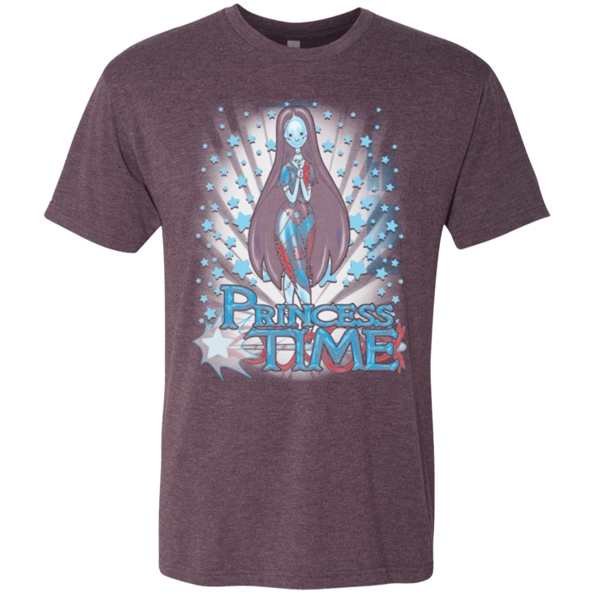 T-Shirts Vintage Purple / Small Princess Time Sally Men's Triblend T-Shirt