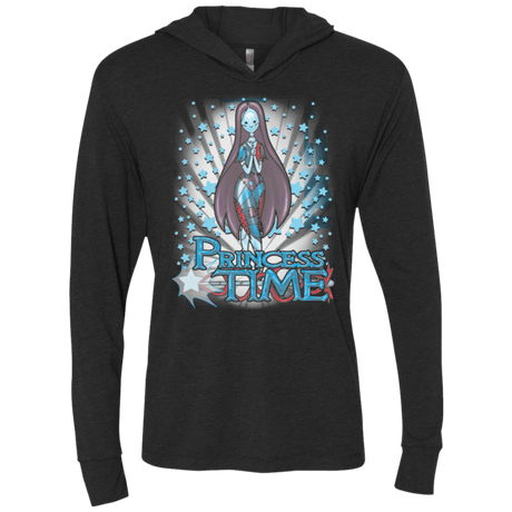 T-Shirts Vintage Black / X-Small Princess Time Sally Triblend Long Sleeve Hoodie Tee