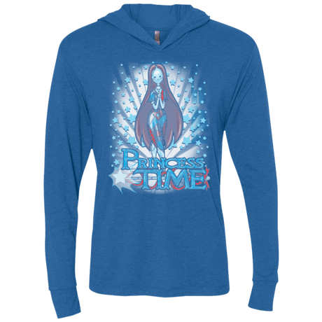 T-Shirts Vintage Royal / X-Small Princess Time Sally Triblend Long Sleeve Hoodie Tee