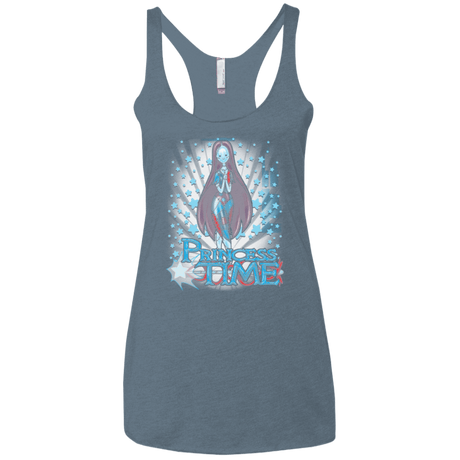 T-Shirts Indigo / X-Small Princess Time Sally Women's Triblend Racerback Tank