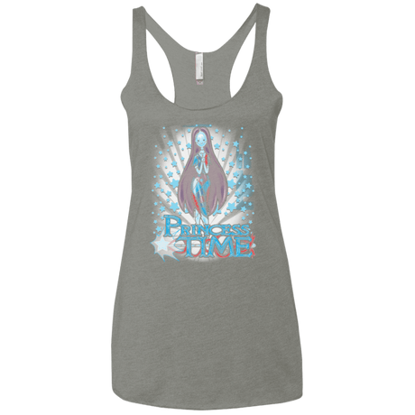 T-Shirts Venetian Grey / X-Small Princess Time Sally Women's Triblend Racerback Tank