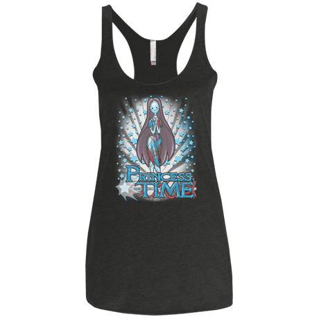 T-Shirts Vintage Black / X-Small Princess Time Sally Women's Triblend Racerback Tank