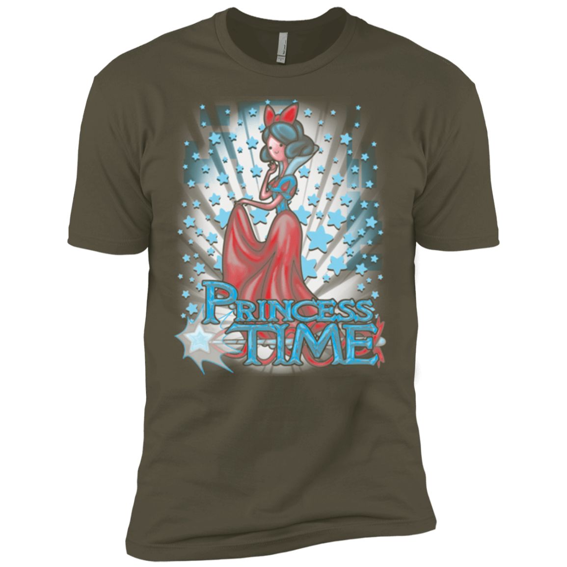 T-Shirts Military Green / X-Small Princess Time Snow White Men's Premium T-Shirt