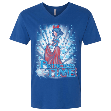 T-Shirts Royal / X-Small Princess Time Snow White Men's Premium V-Neck