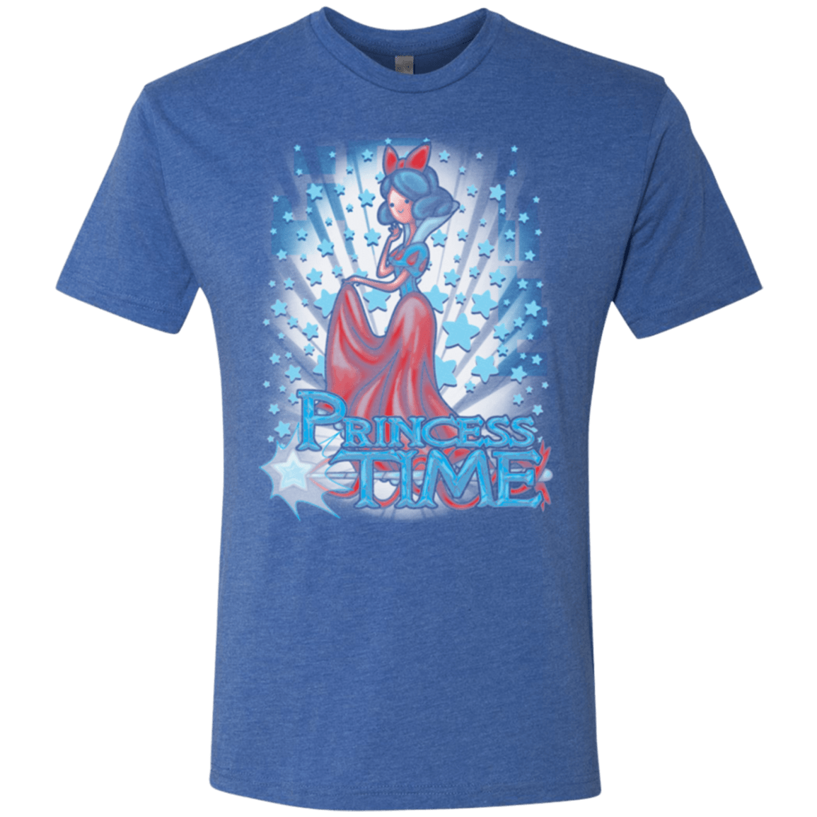 T-Shirts Vintage Royal / Small Princess Time Snow White Men's Triblend T-Shirt
