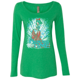 T-Shirts Envy / Small Princess Time Snow White Women's Triblend Long Sleeve Shirt
