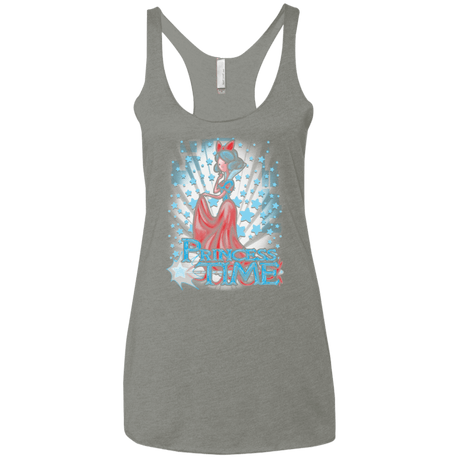 T-Shirts Venetian Grey / X-Small Princess Time Snow White Women's Triblend Racerback Tank