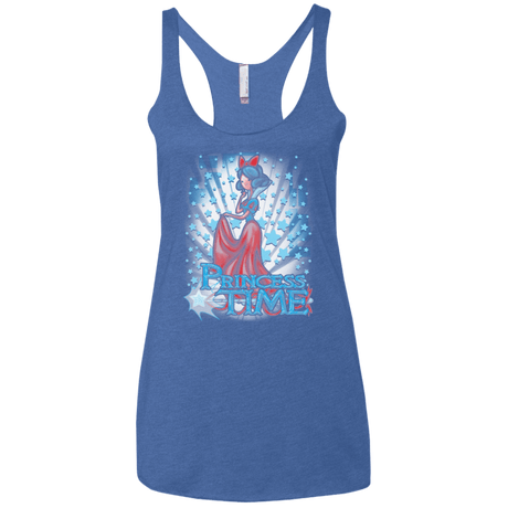T-Shirts Vintage Royal / X-Small Princess Time Snow White Women's Triblend Racerback Tank