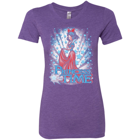 T-Shirts Purple Rush / Small Princess Time Snow White Women's Triblend T-Shirt