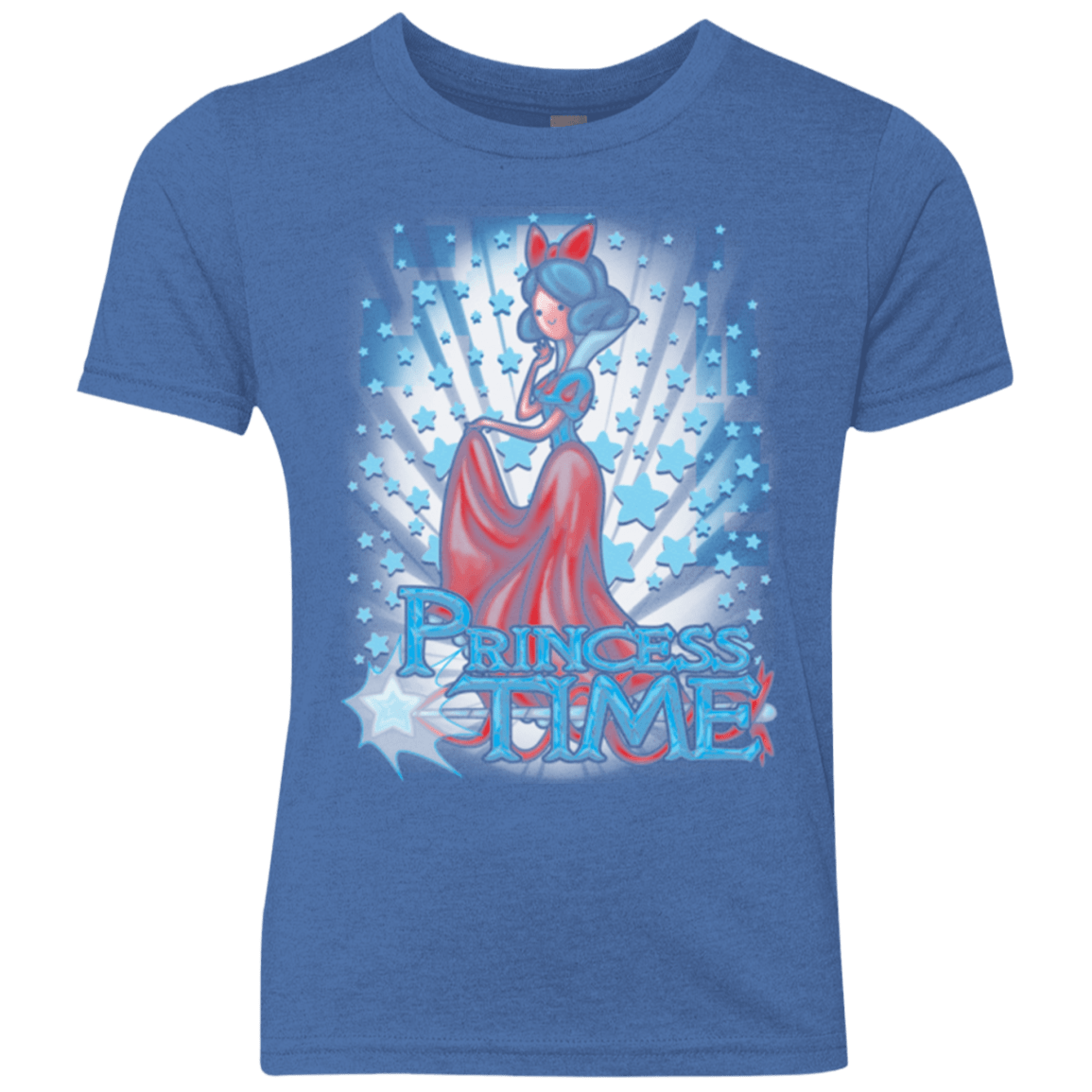 T-Shirts Vintage Royal / YXS Princess Time Snow White Youth Triblend T-Shirt
