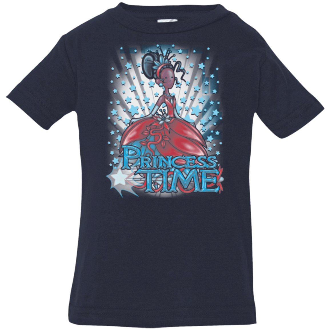 T-Shirts Navy / 6 Months Princess Time Tiana Infant Premium T-Shirt
