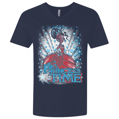 T-Shirts Midnight Navy / X-Small Princess Time Tiana Men's Premium V-Neck