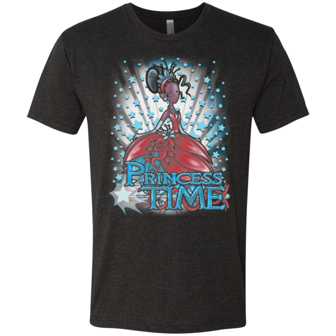 T-Shirts Vintage Black / Small Princess Time Tiana Men's Triblend T-Shirt