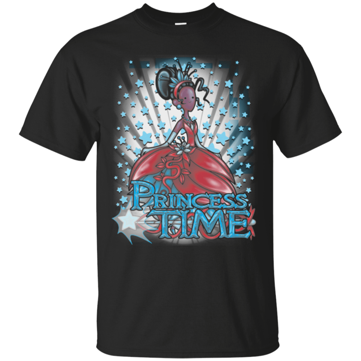 T-Shirts Black / Small Princess Time Tiana T-Shirt